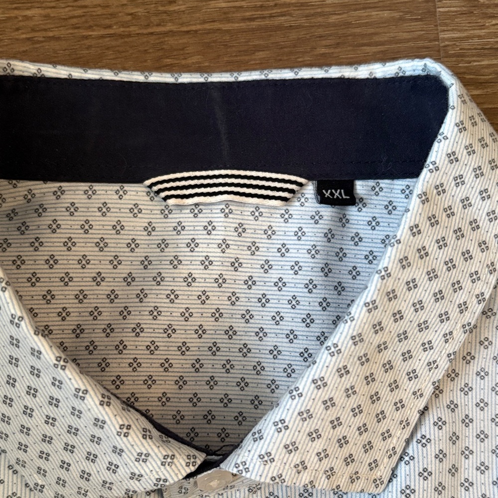 Alex Vando Light Blue Button Down - image 5